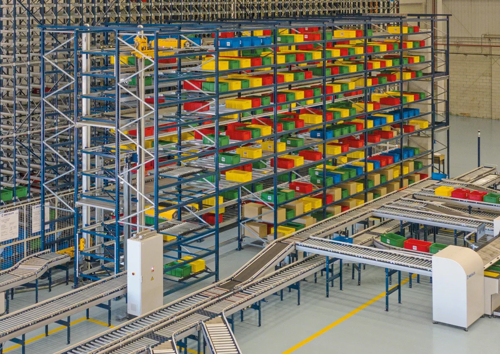 Raktári polcrendszer automatizálás